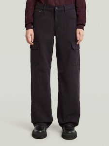 G-Star Dżinsy - Loose fit - w kolorze czarnym rozmiar: W27/L32. Czarne jeansy G-Star, z aplikacjami, ze skóry. Za 210,32 zł.