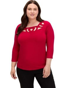 WITT WEIDEN Bluzka w kolorze czerwonym rozmiar: 46. Czerwone bluzki WITT WEIDEN, bez wzorów, bez kołnierzyka, bez ramiączek. Za 39,99 zł.