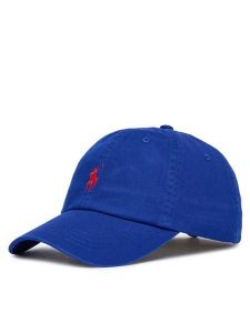 Polo Ralph Lauren Czapka z daszkiem 211912843008 Niebieski. Niebieskie czapki Polo Ralph Lauren, bez wzorów, z bawełny. Za 139,99 zł.