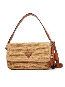 Guess Torebka Ofelia HWWG99 23190 Beżowy. Brązowe listonoszki Guess, z aplikacjami, z syntetyku, bez dodatków. Za 589,99 zł.