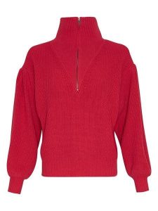 MOSS COPENHAGEN Sweter "Sitara" w kolorze różowym rozmiar: M/L. Różowe swetry oversize Moss Copenhagen, l, bez wzorów, bez ramiączek. Za 203,45 zł.