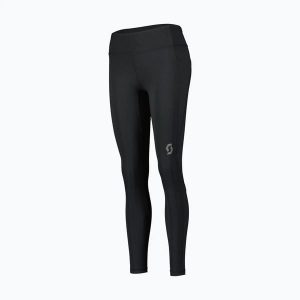 Legginsy do biegania damskie SCOTT Endurance Full Tights. Czarne legginsy Scott, bez wzorów, z elastanu, długie. Za 289,99 zł.