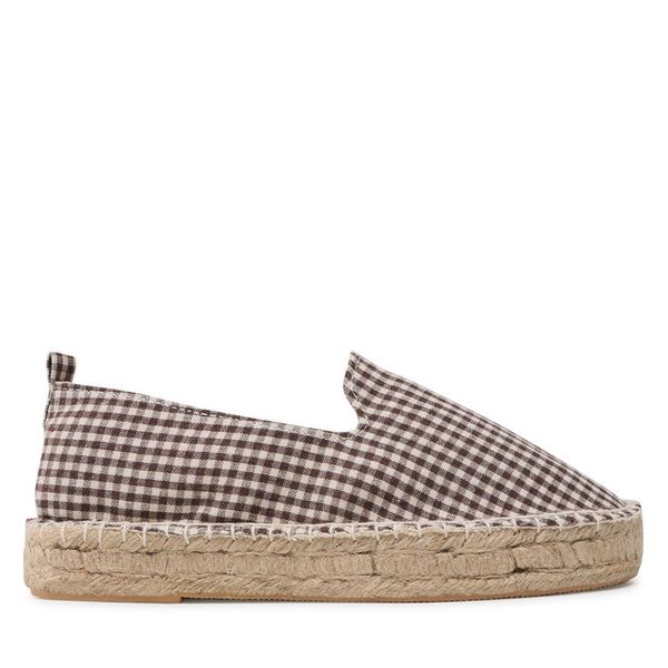 Espadryle Jenny Fairy. Brązowe espadryle Jenny Fairy, bez wzorów, bez obcasa. Za 129,99 zł.