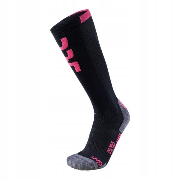 Skarpety narciarskie damskie Uyn Ski Evo Race Socks. Czarne skarpetki UYN, bez wzorów. Za 139,99 zł.
