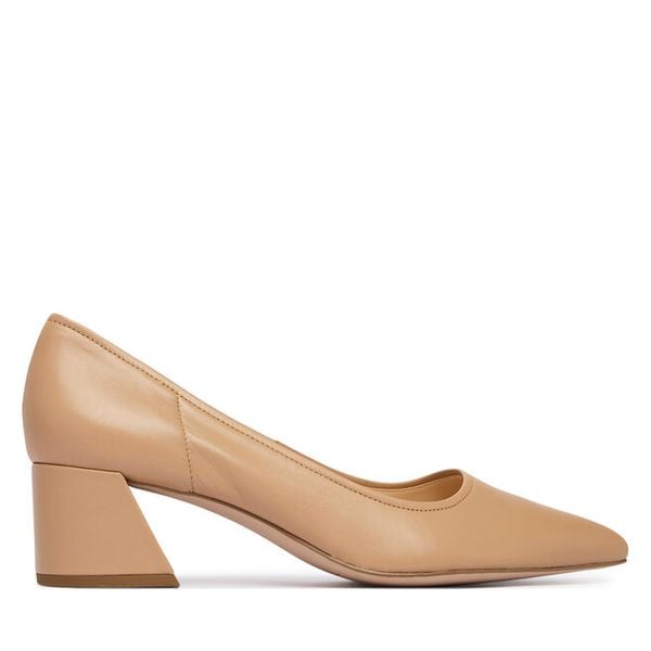 Czółenka HÖGL. Brązowe czółenka HÖGL, bez wzorów, bez obcasa, bez zapięcia. Za 739,99 zł.