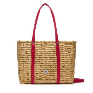 Torebka Nobo. Brązowe torebki klasyczne NOBO, bez wzorów, bez dodatków. Za 189,99 zł.