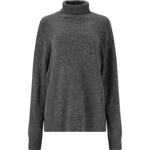 Damski sweter z golfem Athlecia Daviana. Fioletowe golfy Athlecia, bez wzorów. Za 192,00 zł.