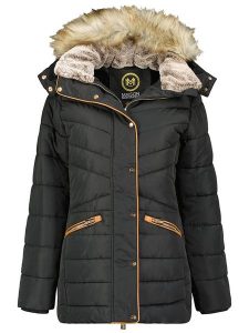 Maison Montaigne Kurtka zimowa "Ajumai" w kolorze czarnym rozmiar: S. Czarne kurtki Maison Montaigne, na zimę, s, bez wzorów, z puchu, bez kaptura. Za 372,47 zł.