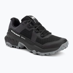 Buty turystyczne damskie Mammut Girun II Low GTX. Czarne buty trekkingowe Mammut, bez zapięcia. Za 539,99 zł.