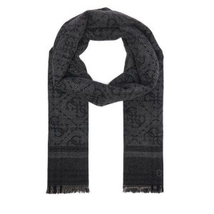 Szalik Guess. Czarne szaliki Guess, z aplikacjami. Za 234,99 zł.