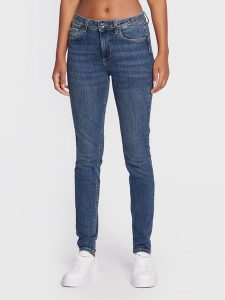 Liu Jo Jeansy UF2013 D4391 Niebieski Bottom Up Fit. Niebieskie jeansy Liu Jo, bez wzorów, z bawełny. Za 379,99 zł.