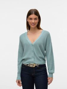 Vero Moda Kardigan w kolorze błękitnym rozmiar: M. Niebieskie kardigany Vero Moda, z wiskozy. Za 105,38 zł.