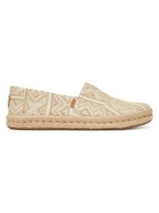 TOMS Espadryle w kolorze kremowym rozmiar: 37. Brązowe espadryle Toms, bez wzorów, bez obcasa. Za 146,28 zł.