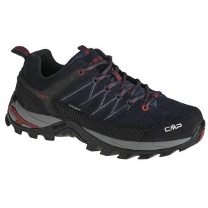Buty trekkingowe CMP Rigel. Czarne buty trekkingowe CMP, z materiału, bez zapięcia. W wyprzedaży za 359,99 zł.