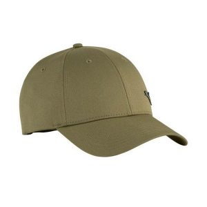 Czapka Z Daszkiem Z Metalowym Logo ESS. Zielone czapki Puma, bez wzorów. Za 100,99 zł.