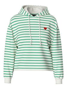 Pieces Bluza "Chilli" w kolorze kremowo-zielonym rozmiar: XL. Brązowe bluzy Pieces, xl, bez wzorów, z kapturem. Za 109,78 zł.