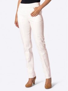 WITT WEIDEN Dżinsy - Slim fit - w kolorze kremowym rozmiar: 23. Brązowe jeansy WITT WEIDEN, bez wzorów. Za 51,95 zł.