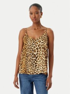 LOLA CASADEMUNT Top LS2615011 Brązowy Regular Fit. Brązowe topy LOLA CASADEMUNT, l, bez wzorów, bez kołnierzyka, bez ramiączek. Za 181,99 zł.