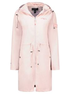 Geographical Norway Parka "Dagny" w kolorze jasnoróżowym rozmiar: XXL. Różowe płaszcze Geographical Norway, xxl, z aplikacjami, bez kaptura. Za 162,49 zł.