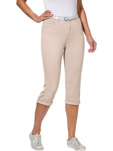 WITT WEIDEN Rybaczki dżinsowe - Skinny fit - w kolorze beżowym rozmiar: 52. Brązowe rurki WITT WEIDEN, z tkaniny. Za 69,91 zł.