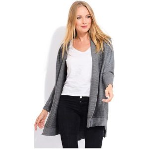 Fille Du Couturier Kardigan Damski Destiny 42 Szary. Kardigany marki Fille Du Couturier. W wyprzedaży za 251,00 zł.