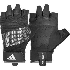 Rękawice treningowe Performance. Szare rękawiczki ADIDAS, bez wzorów. Za 101,99 zł.