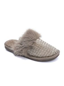 Confly Kapcie w kolorze szarobrązowym rozmiar: 36. Brązowe kapcie Confly, bez wzorów. Za 52,17 zł.