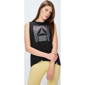 Reebok - Top. T-shirty marki Reebok. W wyprzedaży za 99,90 zł.