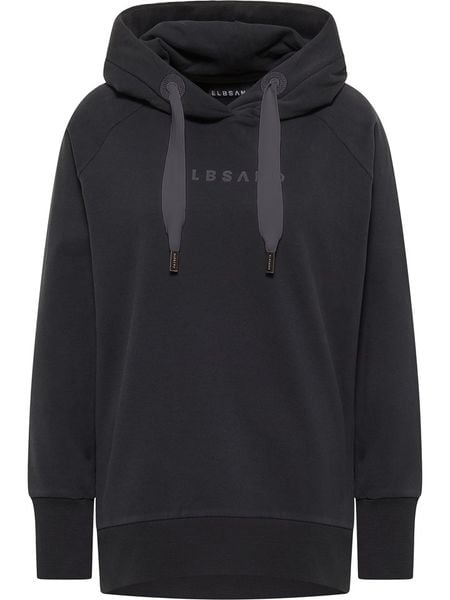 ELBSAND Bluza "Svana" w kolorze czarnym rozmiar: L. Czarne bluzy ELBSAND, l, bez wzorów, z kapturem. Za 164,95 zł.