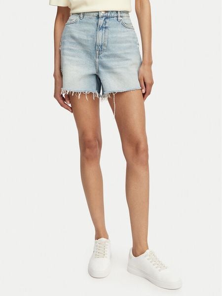 BOSS Szorty jeansowe 50558697 Niebieski jasny Regular Fit. Niebieskie szorty Boss, bez wzorów, z bawełny. Za 246,99 zł.