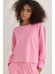 Cotton Candy Koszulka "Nora" w kolorze jasnoróżowym rozmiar: M. Różowe bluzki Cotton Candy, m, bez wzorów, z bawełny, bez kołnierzyka, bez ramiączek. Za 113,90 zł.