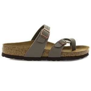 Japonki damskie Birkenstock Mayari (0071071). Szare klapki Birkenstock, bez wzorów, bez obcasa. Za 399,99 zł.