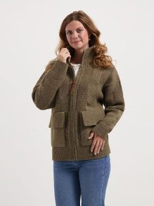 TRAVELIN' Kardigan w kolorze jasnobrązowym rozmiar: S. Brązowe kardigany Travelin'. Za 304,99 zł.