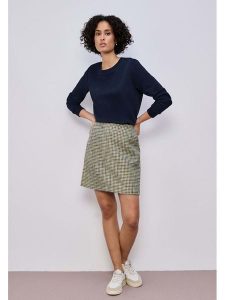 Street One Spódnica w kolorze żółto-błękitno-beżowym rozmiar: 46. Brązowe spódnice Street One, na co dzień, bez wzorów, street, mini. Za 136,78 zł.