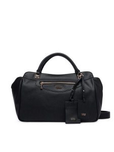 Guess Torebka Antonia HWBG21 83060 Czarny. Czarne kuferki Guess, z aplikacjami, ze skóry, bez dodatków. Za 674,99 zł.