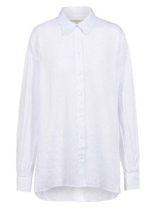 Herrlicher Koszula w kolorze białym rozmiar: XL. Białe koszule Herrlicher, xl, bez wzorów, ze lnu, bez kołnierzyka, bez ramiączek. Za 126,99 zł.