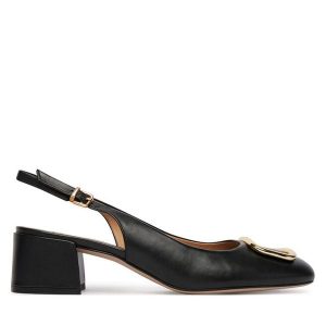 Czółenka HÖGL. Czarne czółenka HÖGL, bez wzorów, bez obcasa, bez zapięcia. Za 749,99 zł.