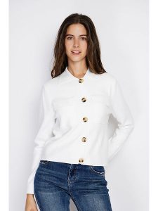 William de Faye Kardigan w kolorze białym rozmiar: 34. Białe kardigany William de Faye, z kaszmiru. Za 132,67 zł.