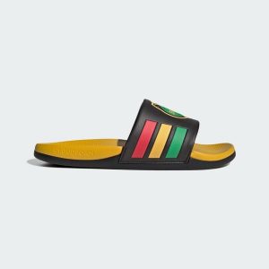 Klapki adilette Comfort 2.0 Jamajka. Białe klapki ADIDAS, bez wzorów, bez obcasa. Za 219,00 zł.