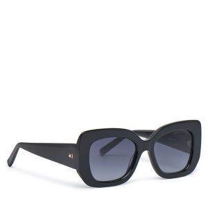Okulary przeciwsłoneczne Tommy Hilfiger. Czarne okulary przeciwsłoneczne TOMMY HILFIGER. Za 399,99 zł.