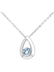 Revoni Złoty naszyjnik z zawieszką - dł. 45 cm rozmiar: onesize. Szare naszyjniki Revoni, z topazem, złote. Za 782,99 zł.