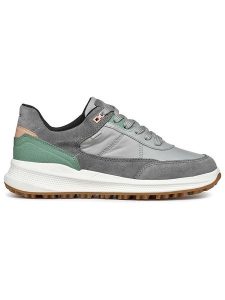 Geox Skórzane sneakersy "Pg1X B Abx" w kolorze zielono-szarym rozmiar: 40. Szare trampki Geox, bez wzorów, z materiału, bez zapięcia. Za 351,38 zł.