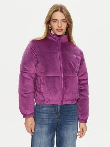 Guess Kurtka zimowa V4BL03 KBXI2 Fioletowy Regular Fit. Fioletowe kurtki Guess, na zimę, xl, z aplikacjami, z syntetyku, bez kaptura. Za 419,99 zł.
