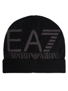 EA7 Emporio Armani Czapka 7X000006 AF11994 MC028 Czarny. Czarne czapki EA7 Emporio Armani, bez wzorów. Za 149,99 zł.