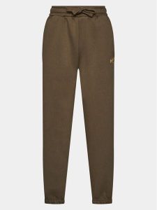 Outhorn Spodnie dresowe OTHAW23TTROF485 Khaki Regular Fit. Brązowe spodnie dresowe Outhorn, xl, bez wzorów, z bawełny. Za 79,99 zł.