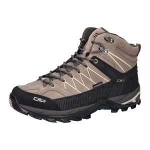 Buty trekkingowe damskie CMP Rigel Mid Wp. Szare buty trekkingowe CMP, bez zapięcia. Za 399,99 zł.