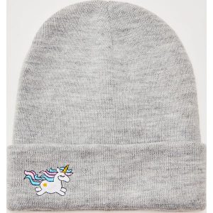 Czapka Unicorn - Jasny szar. Czapki marki House. W wyprzedaży za 9,99 zł.