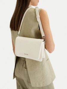 Lasocki Torebka CEO-LSK-X-003-07 Biały. Białe listonoszki Lasocki, bez wzorów, z materiału, bez dodatków. Za 159,99 zł.