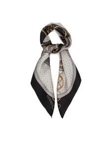 Guess Apaszka AW5347 SIL03 Szary. Szare rękawiczki Guess, z aplikacjami, z jedwabiu. Za 199,99 zł.