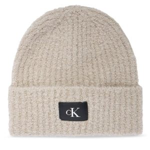 Czapka Calvin Klein. Brązowe czapki Calvin Klein, bez wzorów. Za 139,99 zł.